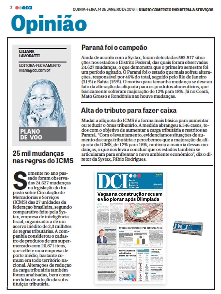 25 mil mudanças nas regras do ICMS