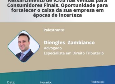 Ressarcimento de ICMS nas vendas para Consumidores Finais
