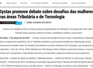 Systax promove debate sobre desafios das mulheres nas áreas Tributária e de Tecnologia