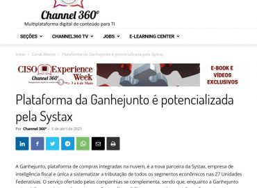 Plataforma da Ganhejunto é potencializada pela Systax
