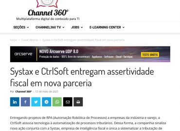 Systax e CtrlSoft entregam assertividade fiscal em nova parceria