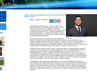 BRX e Systax potencializam oferta do Oracle Retail no Brasil