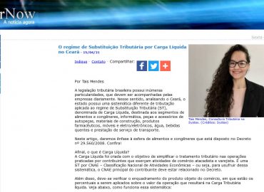 O regime de Substituição Tributária por Carga Líquida no Ceará