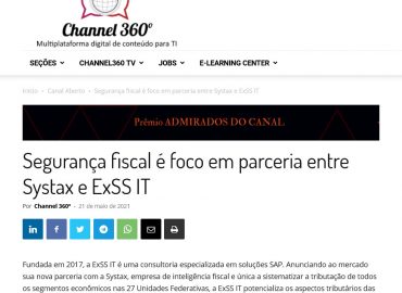 Segurança fiscal é foco em parceria entre Systax e ExSS IT