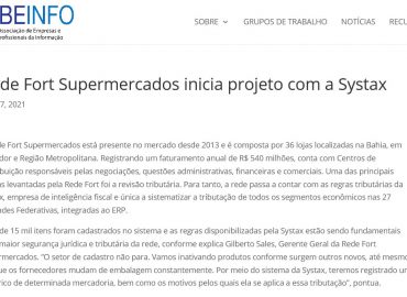 Rede Fort Supermercados inicia projeto com a Systax