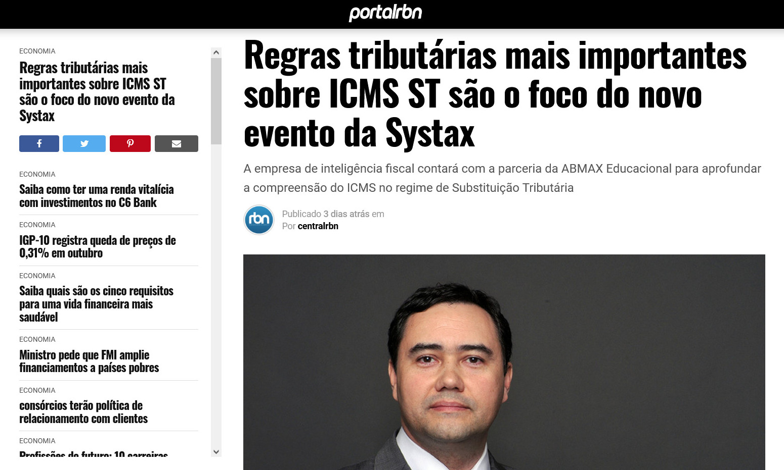 Regras tributárias mais importantes sobre ICMS ST são o foco do novo evento da Systax