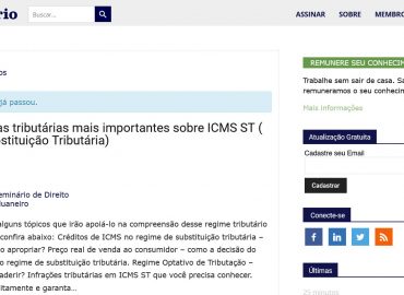 Regras tributárias mais importantes sobre ICMS ST são o foco do novo evento da Systax