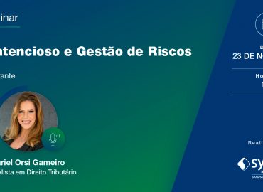 Webinar: Contencioso e Gestão de Riscos