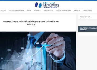 Procenge integra solução fiscal da Systax ao ERP Pirâmide 360