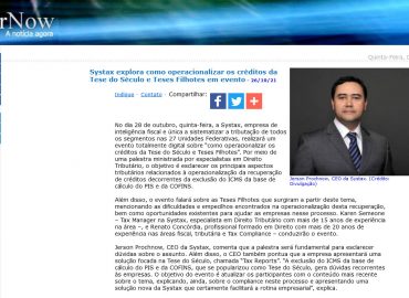 Systax explora como operacionalizar os créditos da Tese do Século e Teses Filhotes em evento