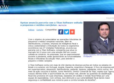 Systax anuncia parceria com a Titan Software voltada a pequenos e médios varejistas