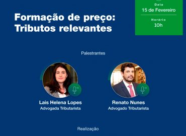 Webinar: Formação de preço: Tributos relevantes