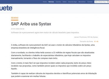 SAP Ariba usa Systax