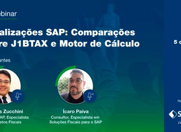 Atualizações SAP: Comparações entre J1BTAX e Motor de Cálculo