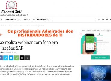 Systax realiza webinar com foco em atualizações SAP