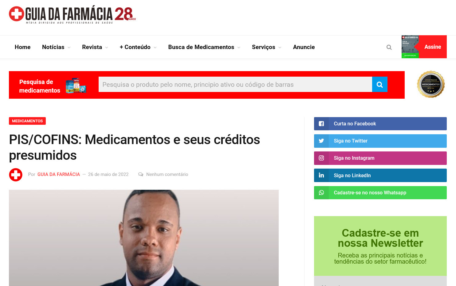 PIS/COFINS: Medicamentos e seus créditos presumidos