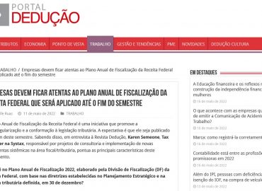 A importância das empresas conhecerem o Plano Anual de Fiscalização da Receita Federal