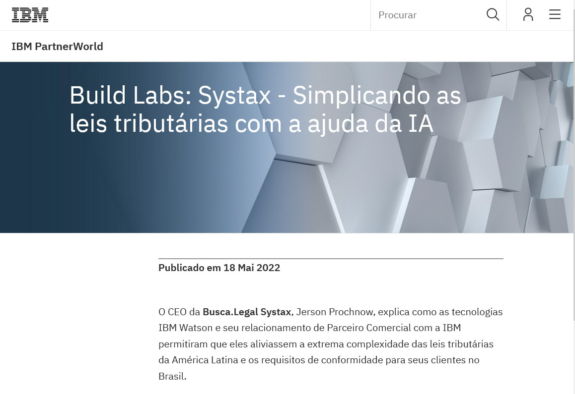Build Labs: Systax - Simplicando as leis tributárias com a ajuda da IA