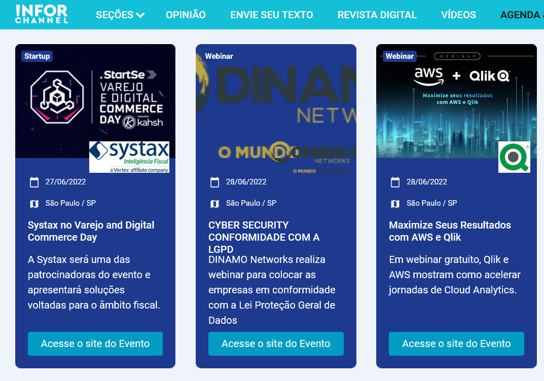 Systax marca presença no Varejo and Digital Commerce Day 2022